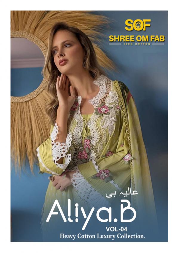 SOF Aliya.B Vol-04 – Karachi Dress Material